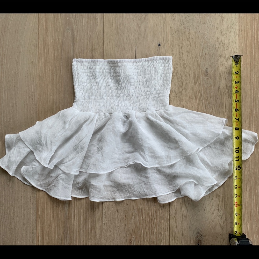 SHEIN white summer skirt